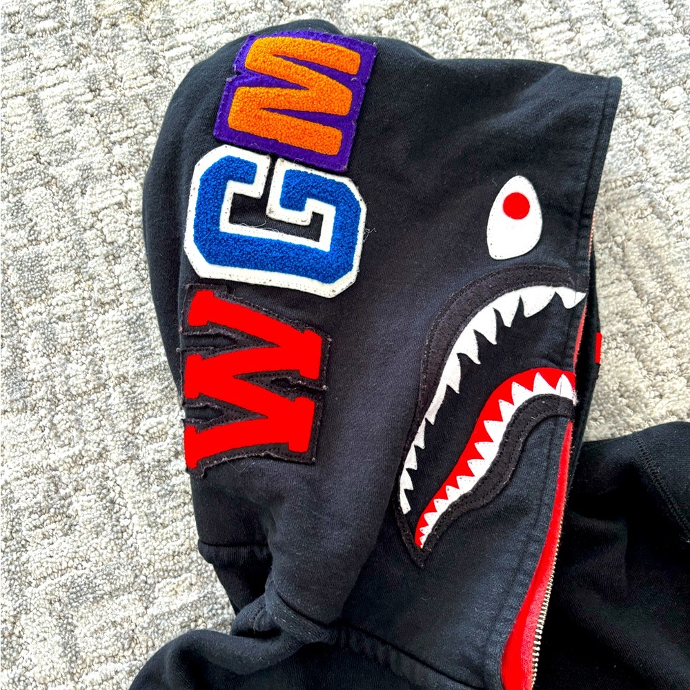 BAPE Double hooded zip-up